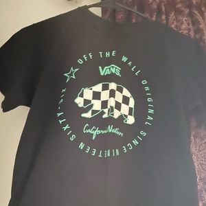Vans Tshirt size medium. Fits more so for a teen. Great shape